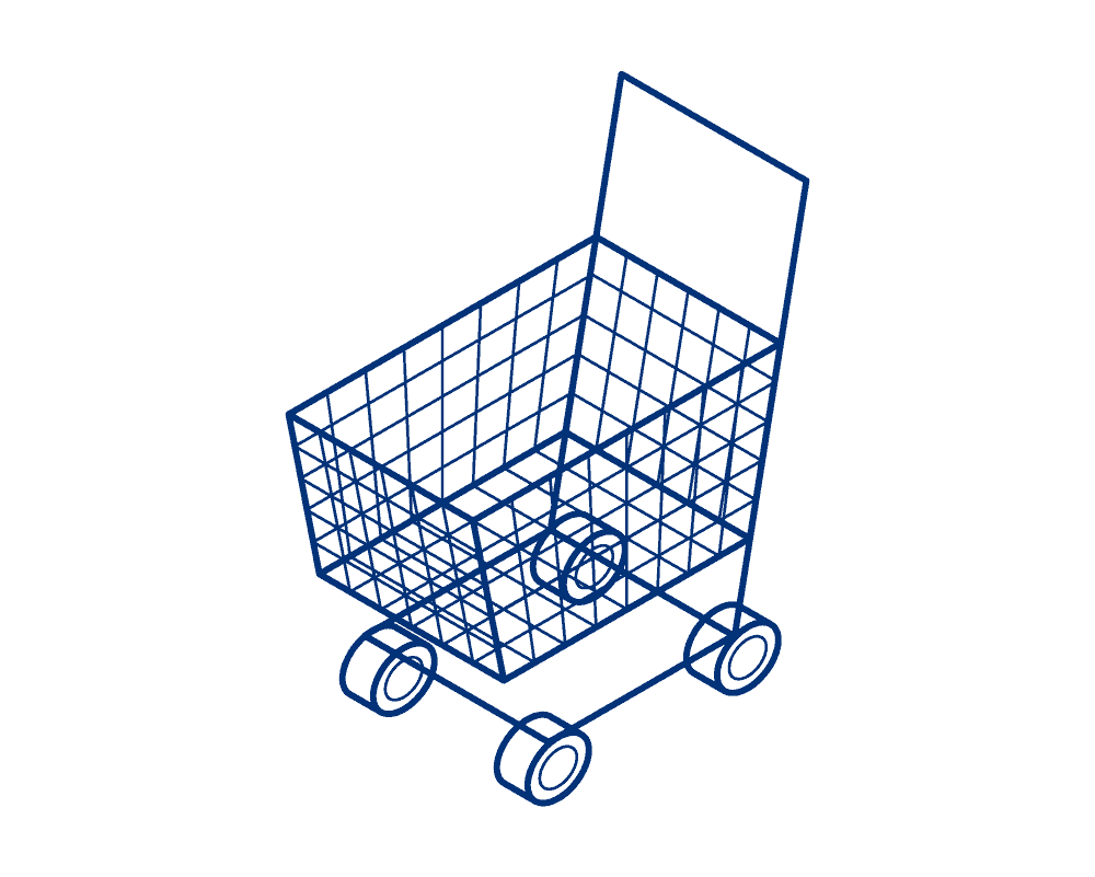 Retail logo blue
